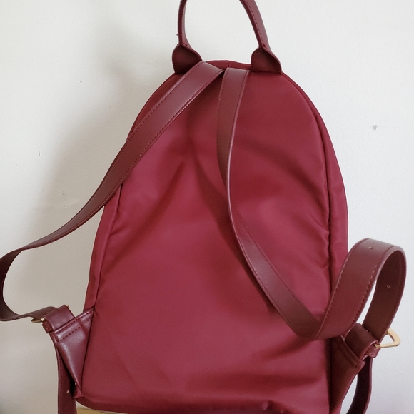 Burgundy backpack - Picture 4 of 7
